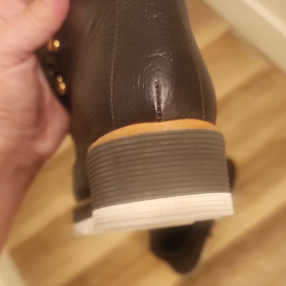 Valentina Leather Winter Boots Faux Fur Lined Lug Sole - Picture 11 of 11